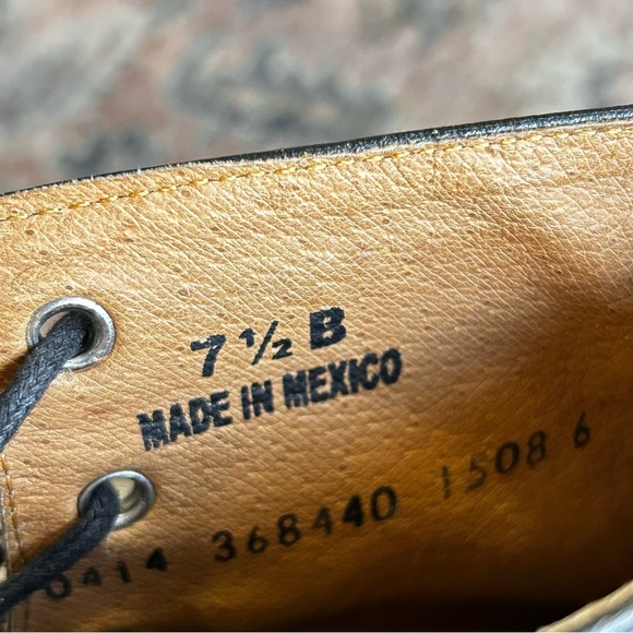 Old Gringo OG Lace-Up Leather Boots Size 7.5 Distressed Black - Picture 8 of 10